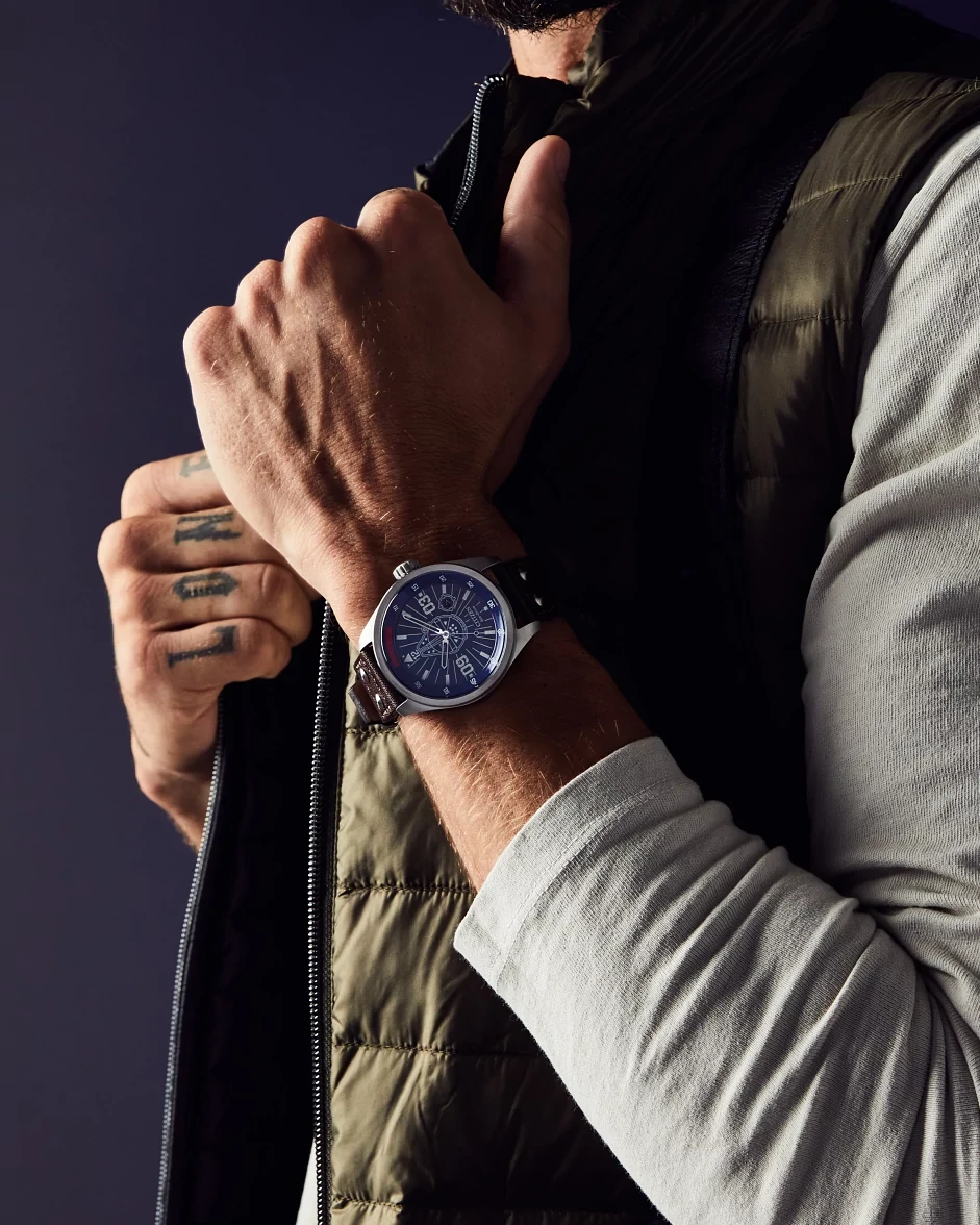 Han Solo Blue Dial Leather Strap AW5009-03W | CITIZEN